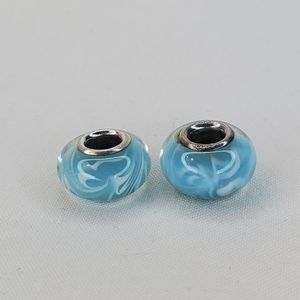Blue Glass Beads
